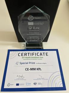 Az EIT Health-Innostars-iLex nemzetközi innovációs veresenyen a CEMMFLOW applikáció különdíjat nyert